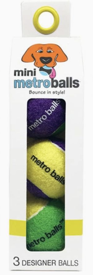 Mini Metroballs - 3 pk- Yellow