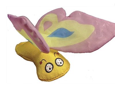 Yeowww! Butterfly Catnip Cat Toy - Purple