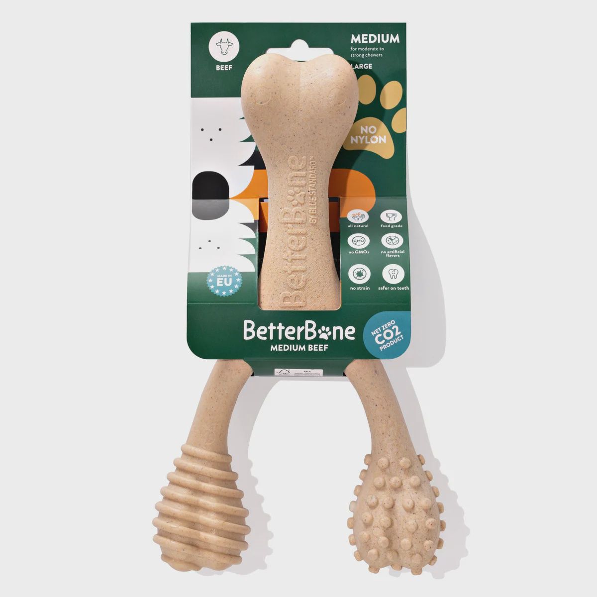 BetterBone Large Beef Flavored Chew Toy - Medium Density