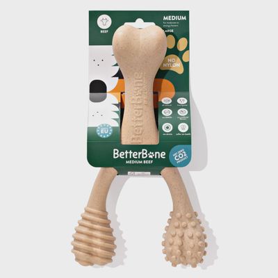 BetterBone Large Beef Flavored Chew Toy - Medium Density
