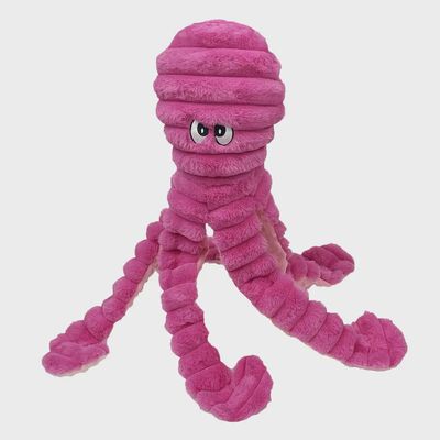 PetLou 26&quot; Pink King Octopus Plush Dog Toy