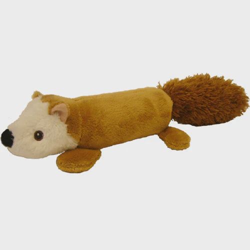 PetLou EZ Squeakers 11&quot; Squirrel Dog Toy