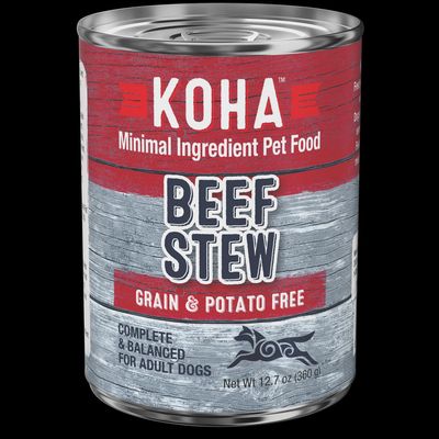 Koha Beef Stew Canned Dog Food 12.7oz