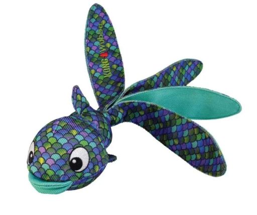 KONG Wubba Finz Dog Toy Blue- Large