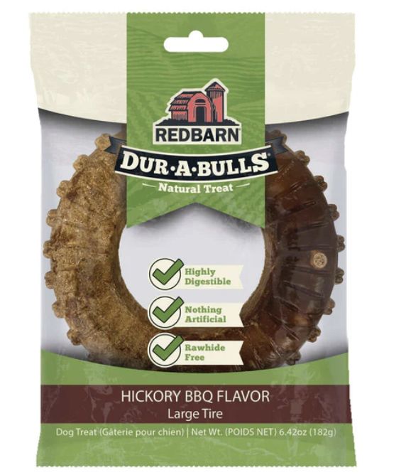 Redbarn Dur-A-Bulls Large Tire Dog Chew