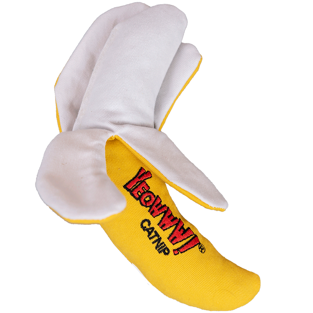 Yeowww! Peeled Banana Catnip Cat Toy