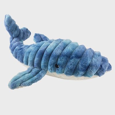 PetLou 36&quot; Zoo Friends Blue Whale Jumbo Plush Dog Toy