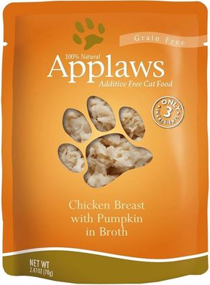 Applaws Chicken Breast w Pumpkin in Broth for Cats 2.5oz