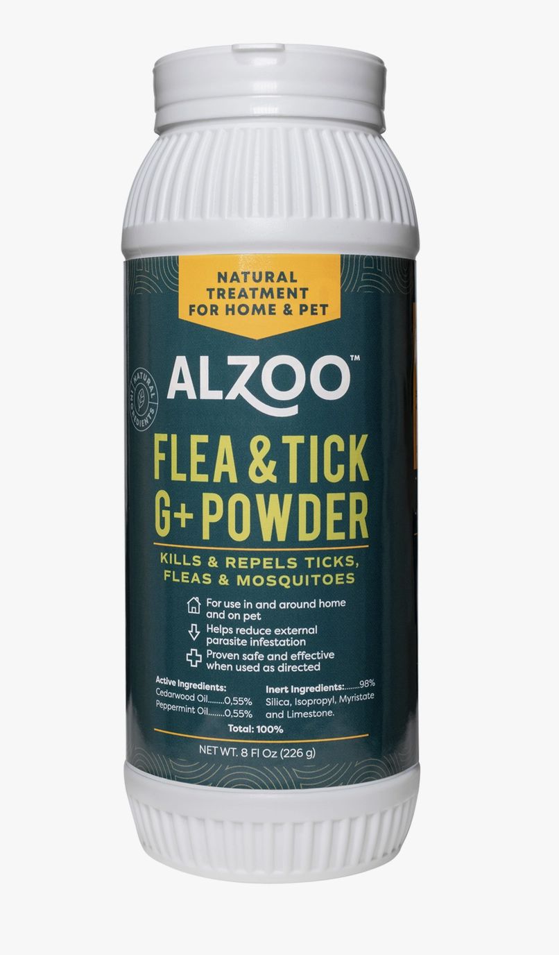 Alzoo Flea &amp; Tick G+ Powder 8 fl oz