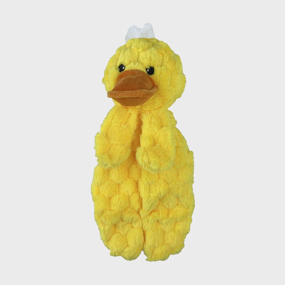 PetLou 12&quot; Fuzzy Friends Duck Dog Toy