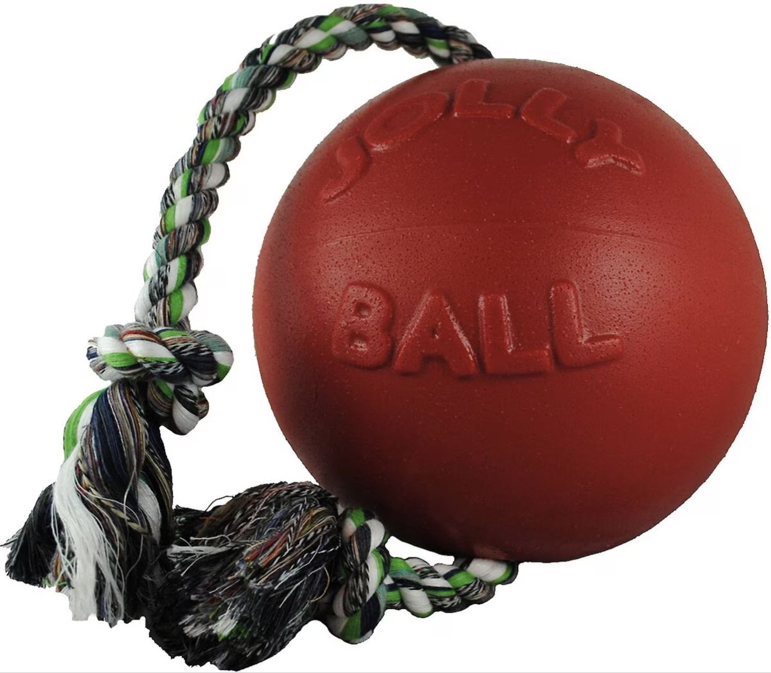 Jolly Pet Red Romp N Roll Dog Toy 4.5&quot;