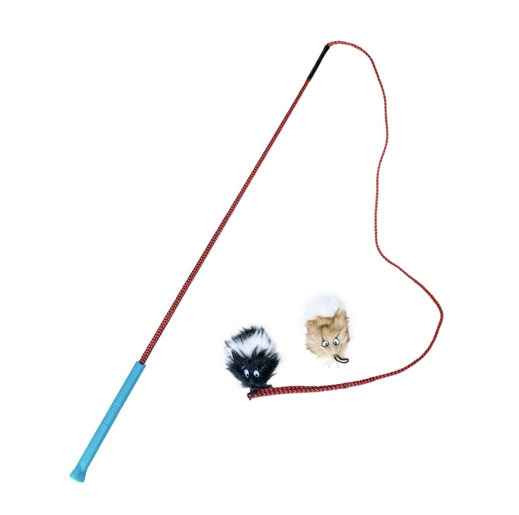 Outward Hound Tail Teaser Dog Lure Wand Toy