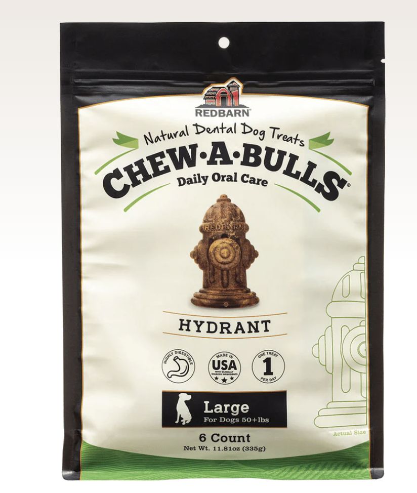 Redbarn Chew-A-Bulls Hydrant Large - 6 count