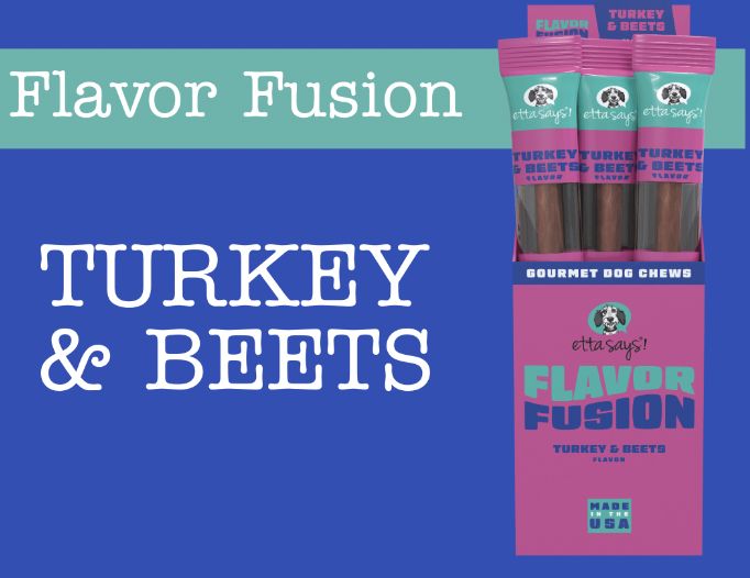 Etta Says! Flavor Fusion Turkey &amp; Beets Dog Chew