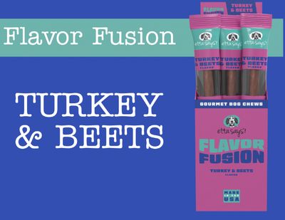 Etta Says! Flavor Fusion Turkey &amp; Beets Dog Chew