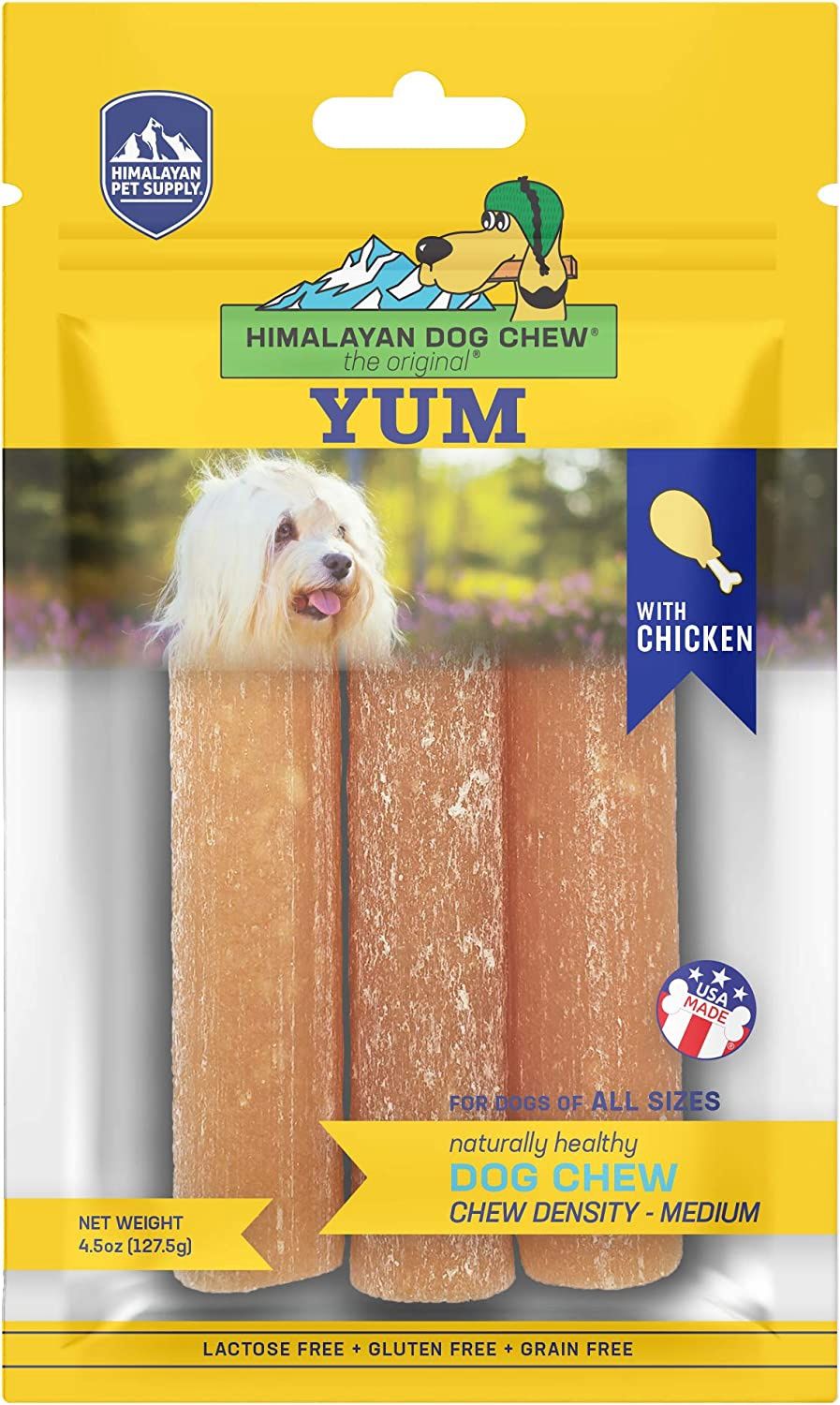 Himalayan Yum Yak Cheese Chews with Chicken 3 Count