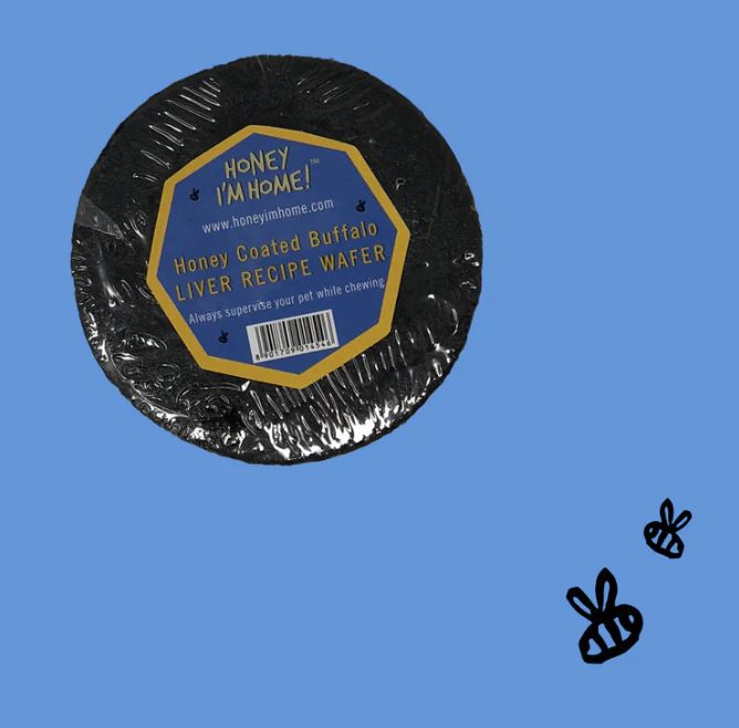Honey I&#39;m Home Buffalo Liver Recipe Wafers - Single