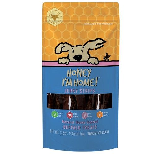 Honey I&#39;m Home Jerky Strips Pack 3.5oz