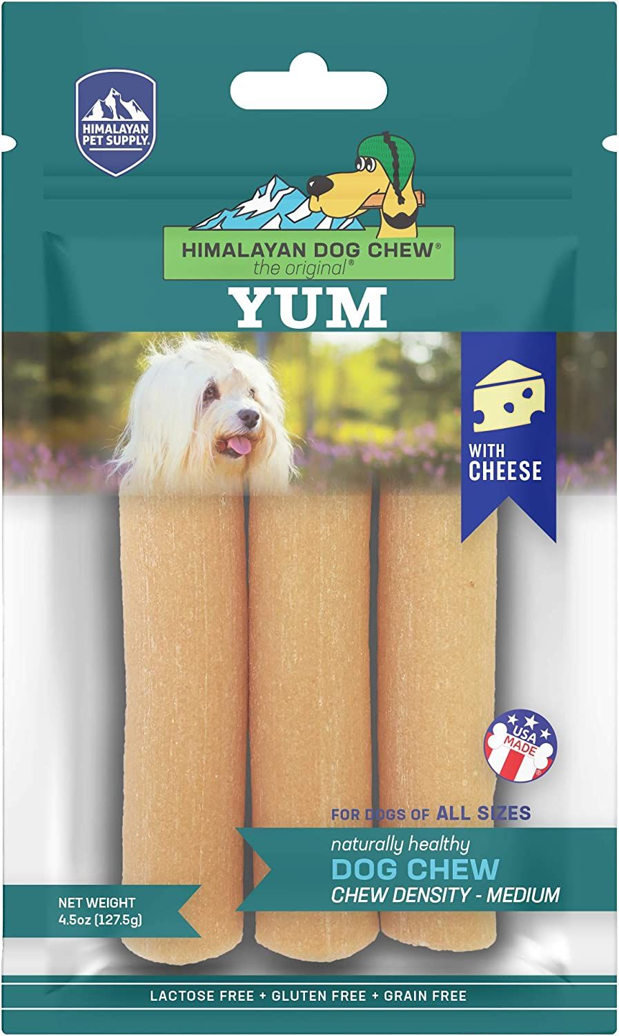 Himalayan Yum Yak Cheese Chews with Cheese 3 Count