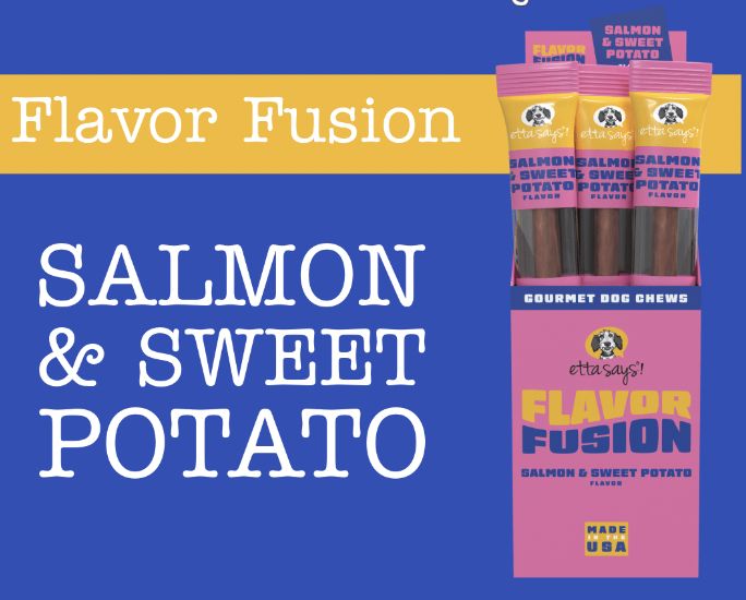 Etta Says! Flavor Fusion Salmon &amp; Sweet Potato Dog Chew