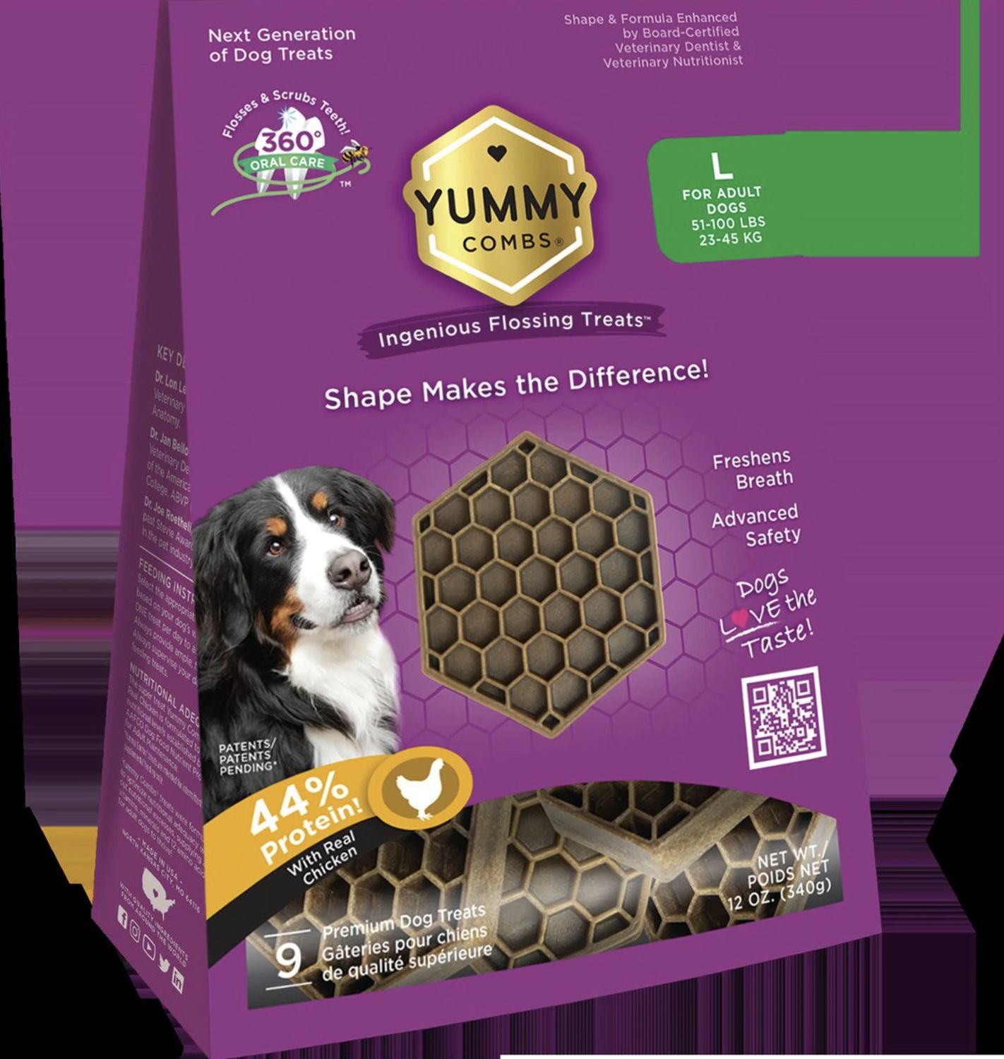 Yummy Comb Large Dental Treats 12oz