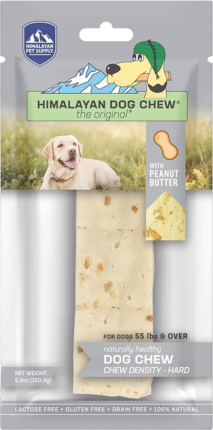 Himalayan Yak Cheese with Peanut Butter Dog Chew Extra Large
