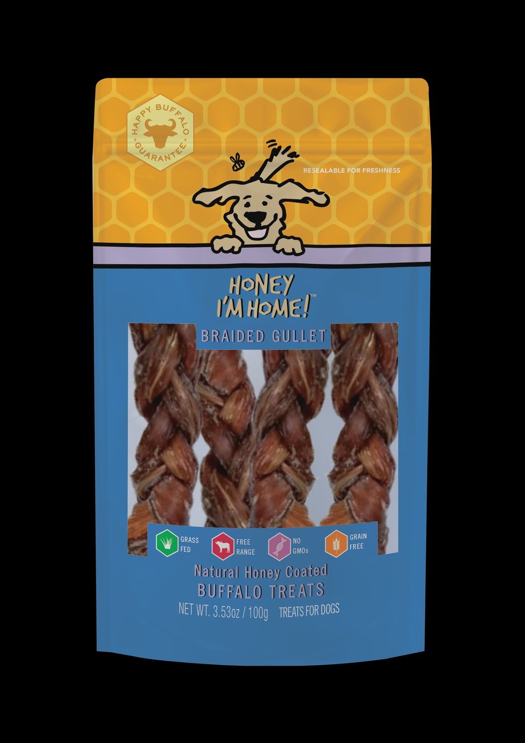 Honey I&#39;m Home Braided Gullet Pack 3.53oz