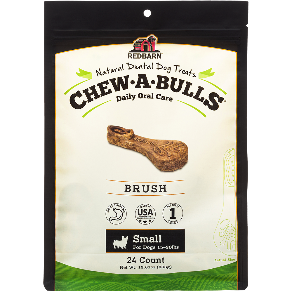 Redbarn Chew-A-Bulls Small Brush 24 Count