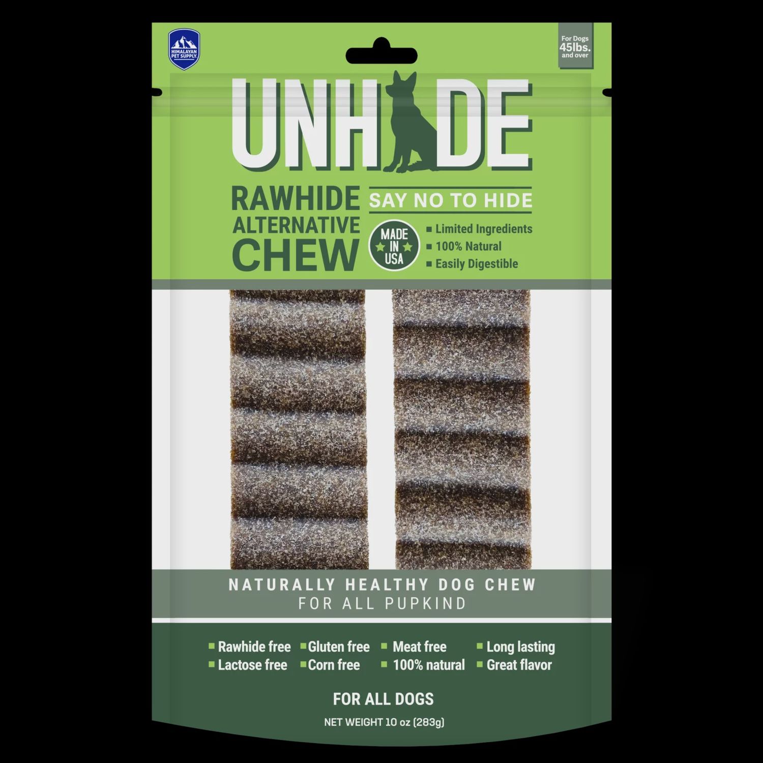Himalayan Pet Supply Unhide Dog Chew with Cheese Large 2 Pack 10oz