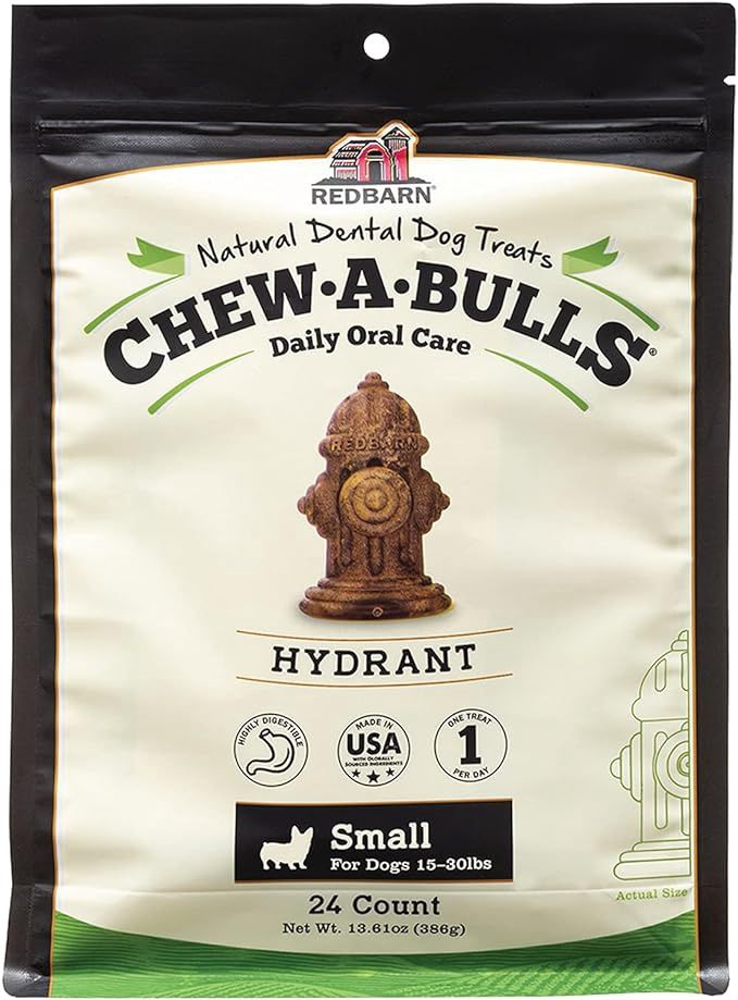 Redbarn Chew-A-Bulls Hydrant Small 24 count