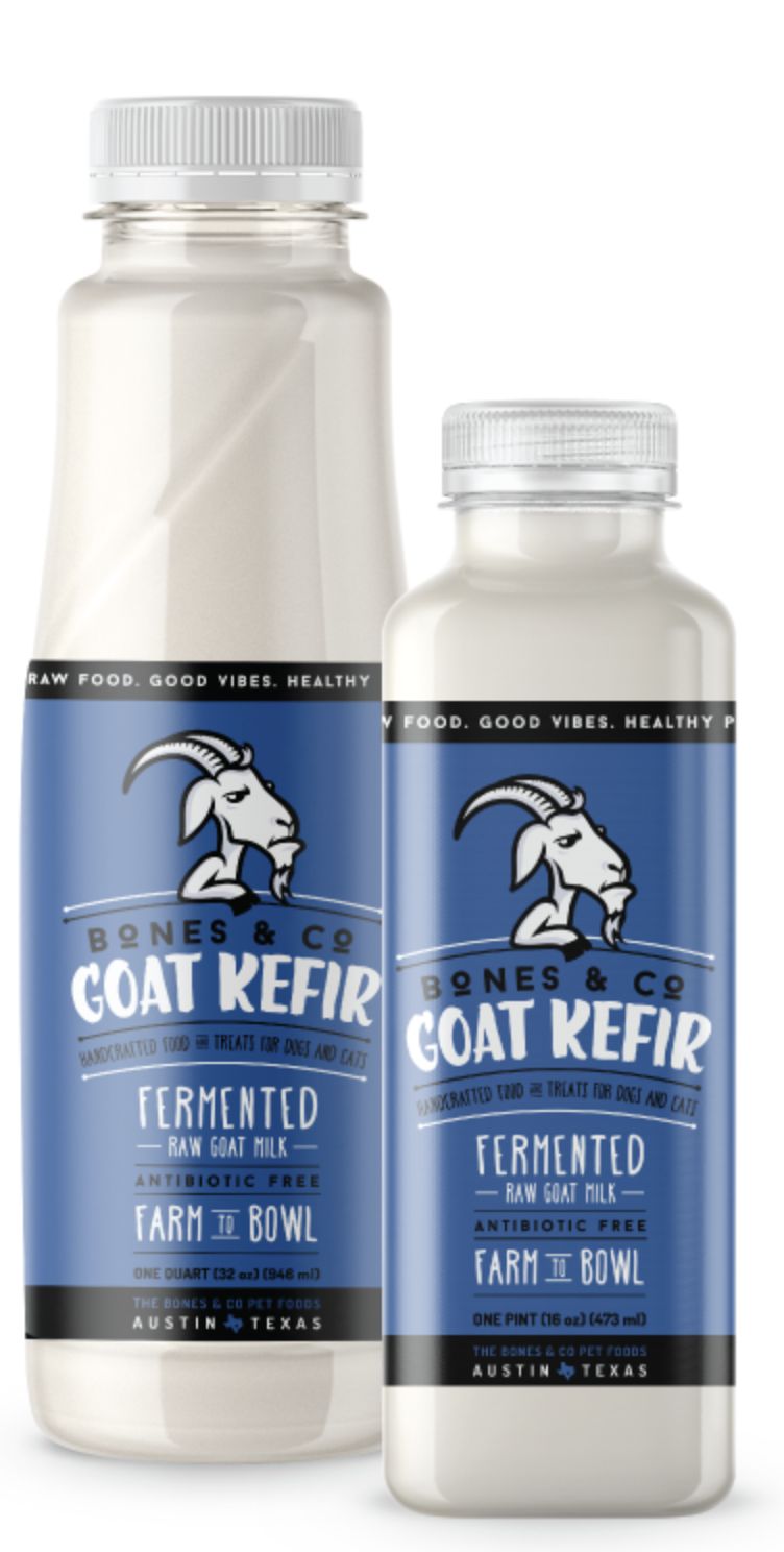 Bones &amp; Co Frozen Raw Fermented Goat Kefir 16oz