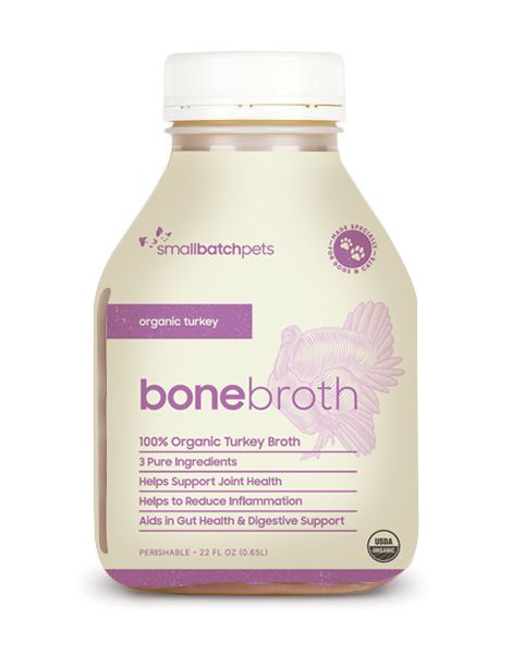 Smallbatch Frozen Organic Turkey Bone Broth 22oz