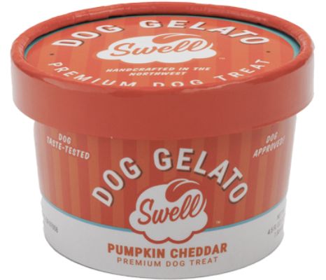 Swell Pumpkin Cheddar Frozen Gelato Treat 4.5 oz