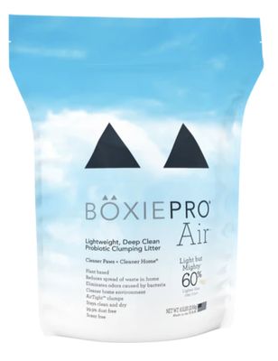 BoxieCat Pro AIR Scent Free Probiotic  Lightweight Clumping Litter 16.5lb