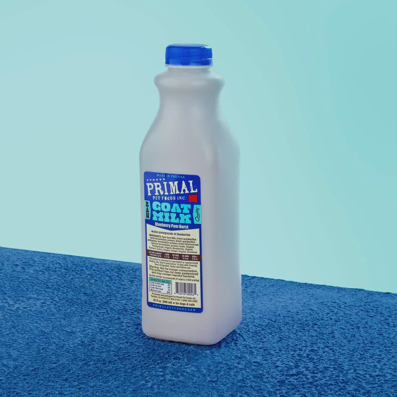 Primal Frozen Raw Goat Milk Blueberry Pom Burst 32oz
