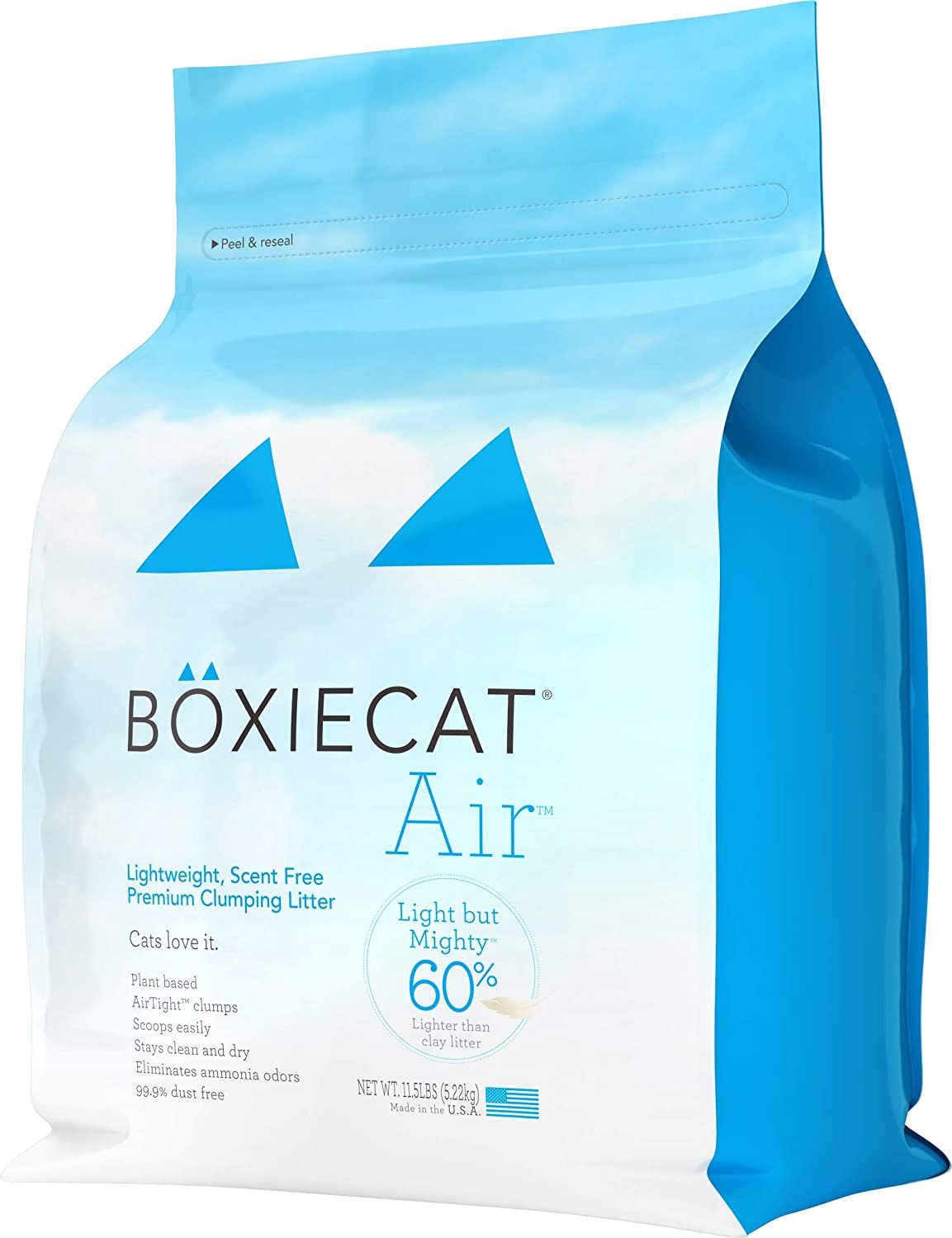 Boxiecat Air Scent Free Lightweight Clumping Litter 11.5lb