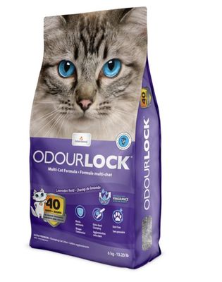Intersand OdorLock Clumping Cat Litter Lavender Field Scented 25lb