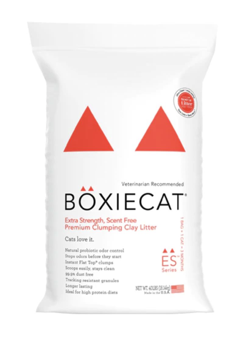 Boxiecat Extra Strength, Scent Free Clay Litter 40lb