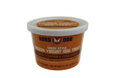 Boss Dog Frozen Yogurt Cup Pumpkin &amp; Cinnamon 3.5oz