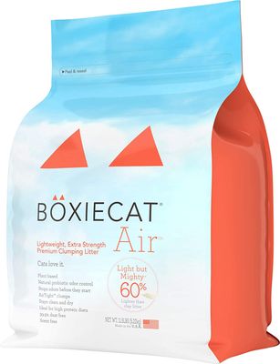 BoxieCat Air Extra Strength, Scent Free Lightweight Clumping Litter 11.5lb