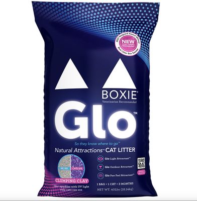 Boxiecat GLO Clay Litter - 40 lb