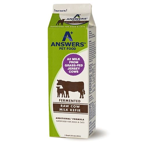 Answers Pet Food Frozen Fermented Raw Cow Milk Kefir 1 Quart
