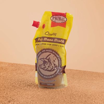 Primal Frozen Pork Bone Broth 20oz
