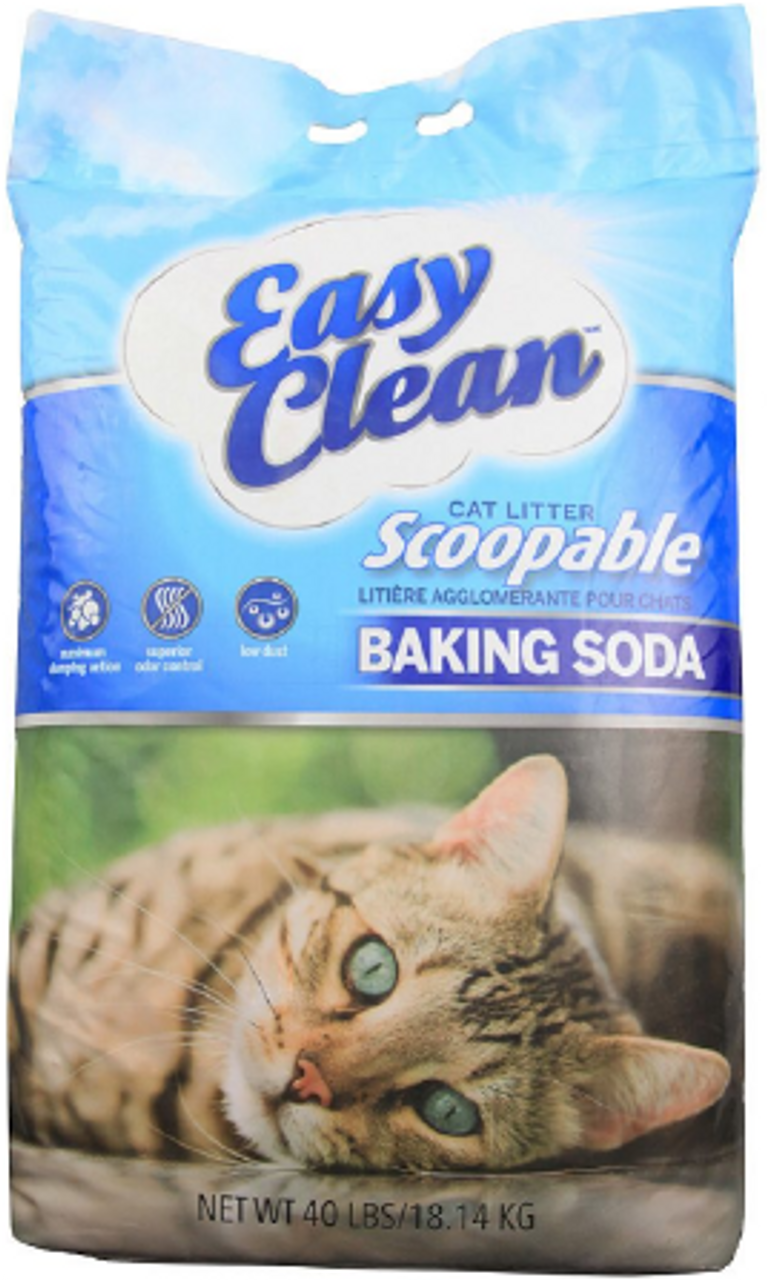 Pestell Easy Clean Cat Litter with Baking Soda 40lb
