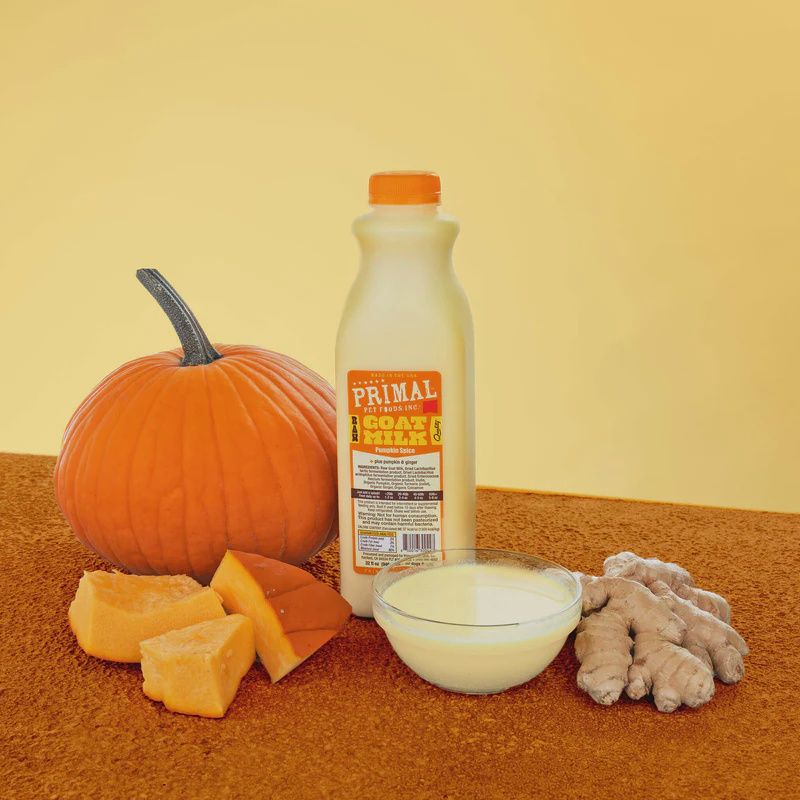 Primal Frozen Raw Goat Milk Pumpkin Spice 32oz