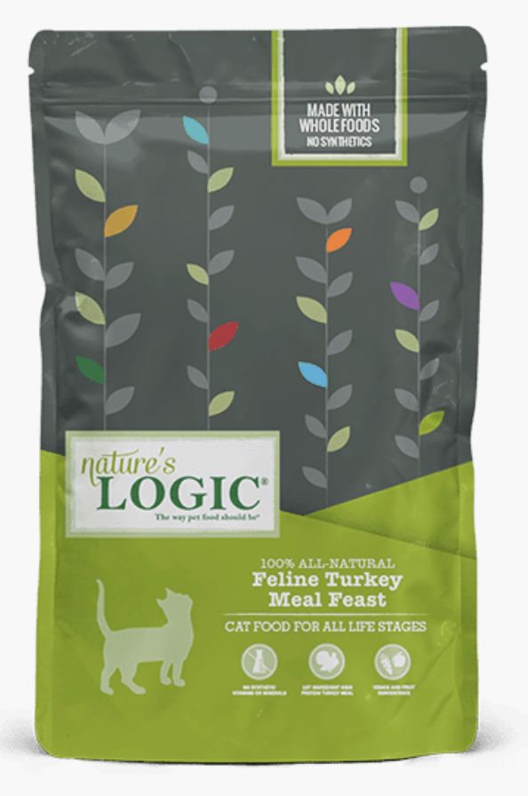Nature&#39;s Logic Turkey Meal Feast Cat Food 7.7lb
