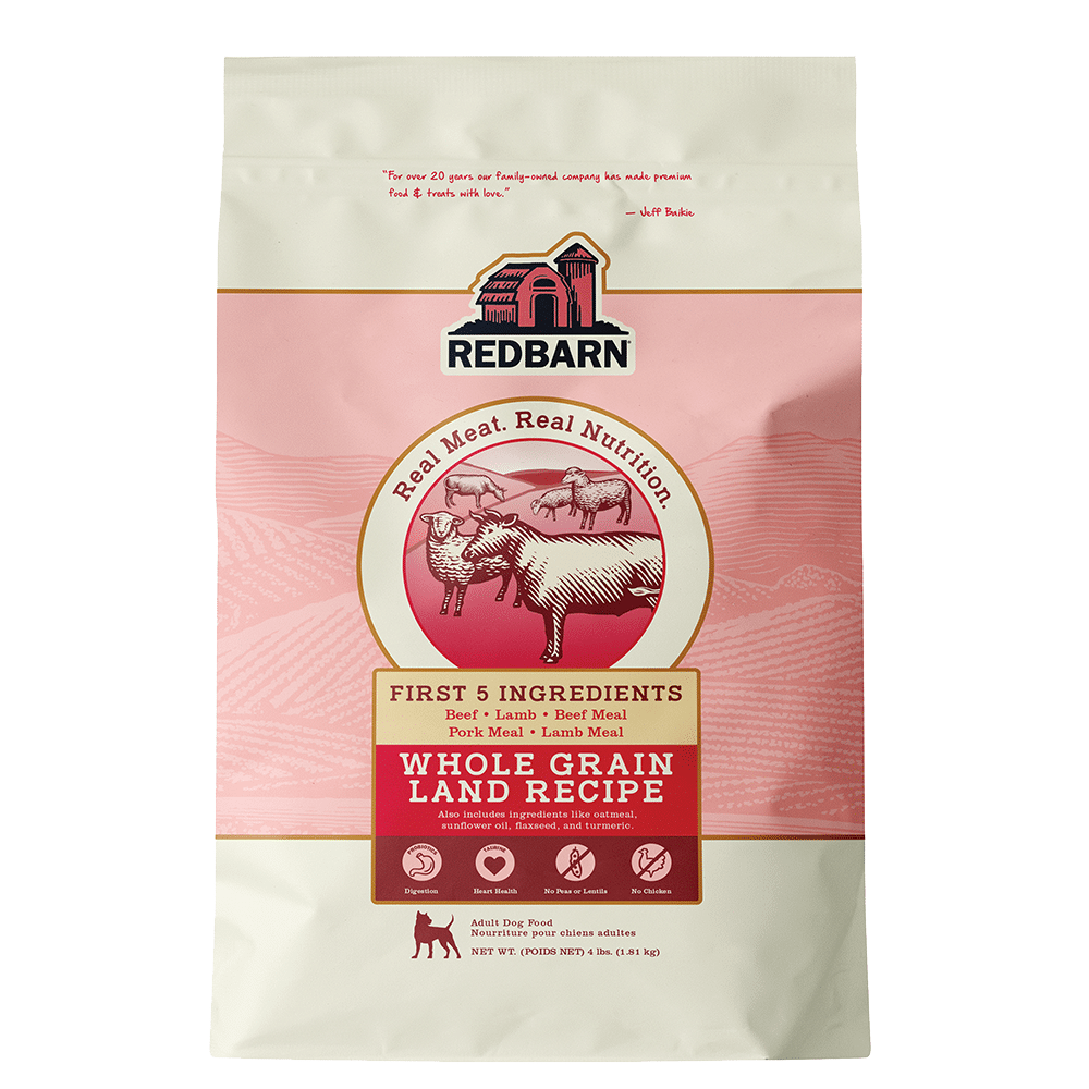 Redbarn Whole Grain Land Recipe Dog Food 4lb