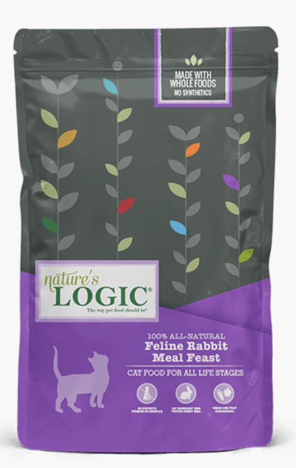 Nature&#39;s Logic Rabbit Meal Feast Cat Food 3.3lb