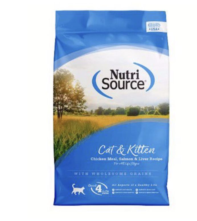 Nutrisource Cat &amp; Kitten Chicken, Salmon, and Liver 12 lb