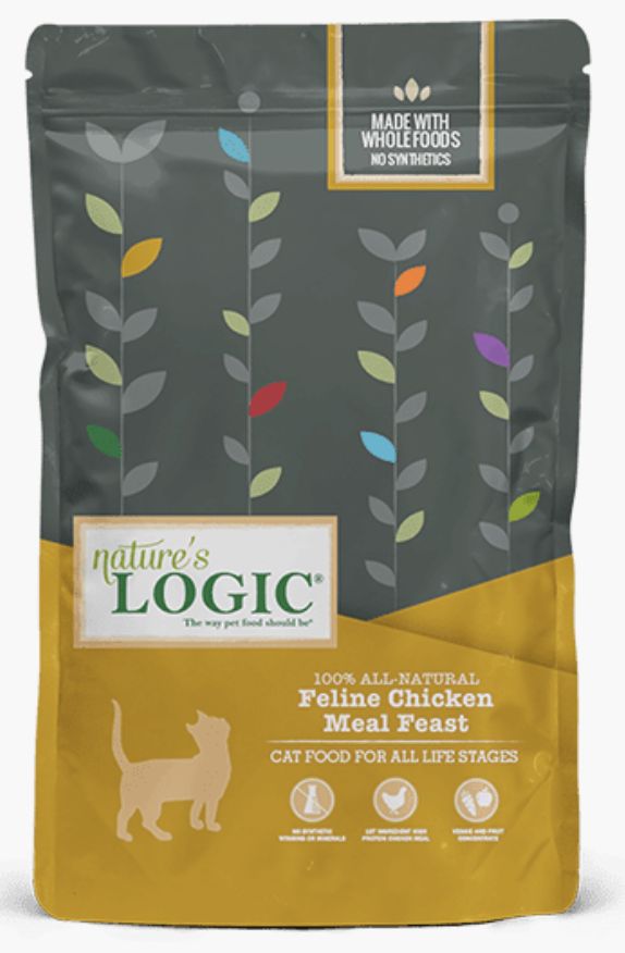 Nature&#39;s Logic Chicken Meal Feast Cat Food 3.3lb